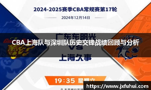 CBA上海队与深圳队历史交锋战绩回顾与分析